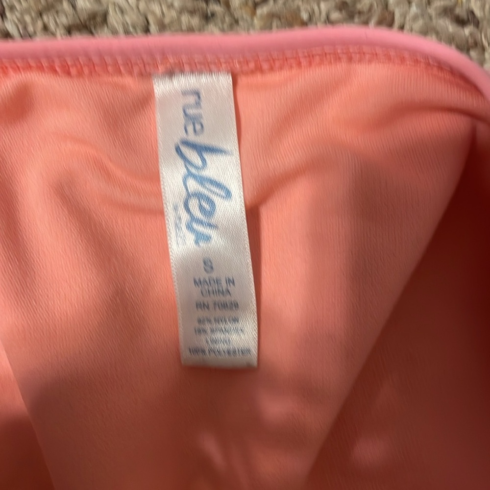 Pink High Waisted Swim Buttoms - Picture 5 of 5